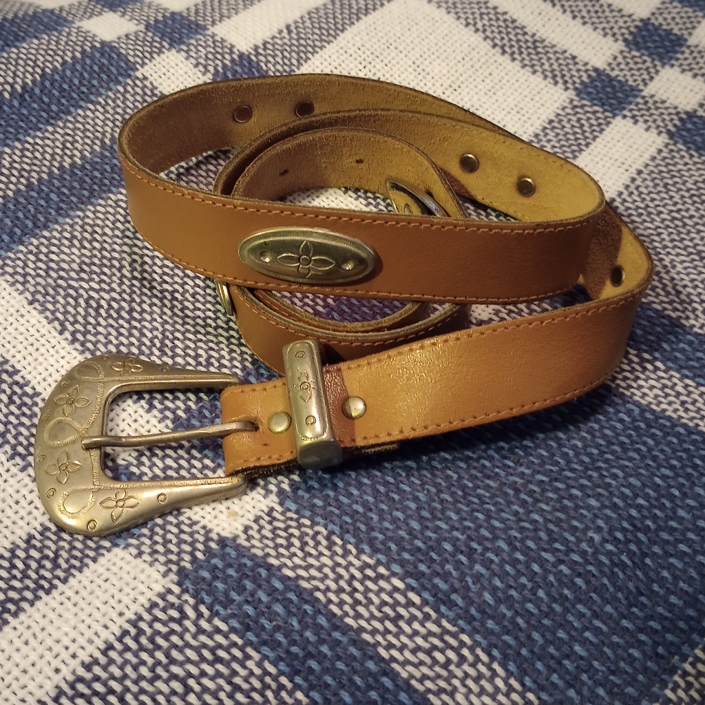 Vintage Genuine Leather Belt Vintage Genuine Leather Belt
